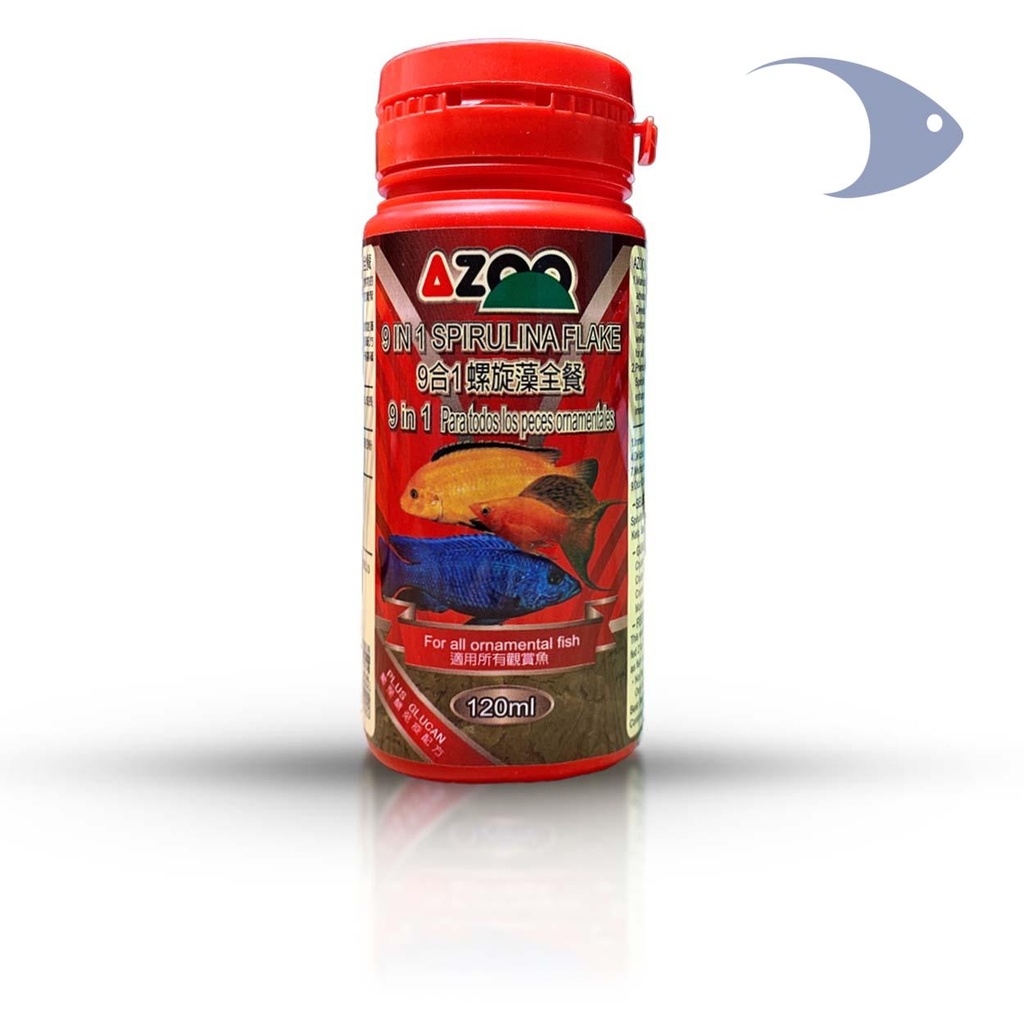 Alimento Azoo con Alga Espirulina Hojuelas 330 ml