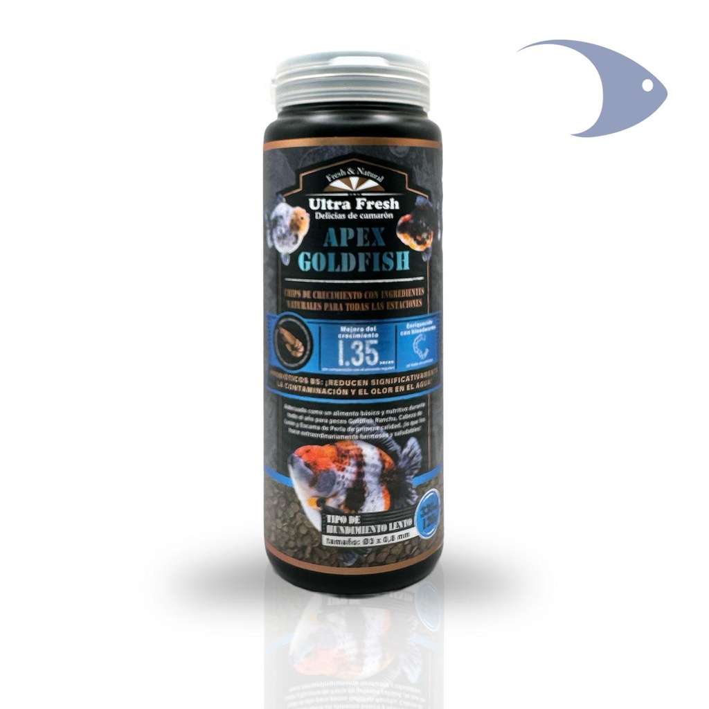 Pellet de crecimiento Apex Goldfish 120ml/50g (copia)
