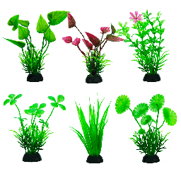 [FL7503] Plantas P/Acuario 4" (10 cm) 6 Piezas